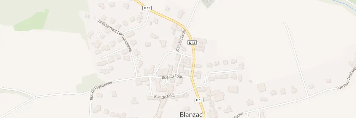 Plan du 5 Rue des Dentellières à Blanzac