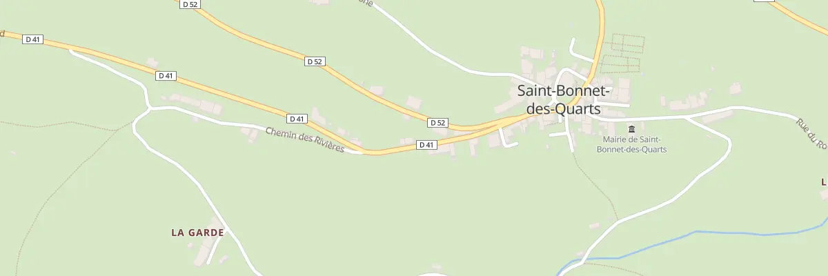 Plan du 160 Rte de la Croix du Sud à Saint-Bonnet-des-Quarts