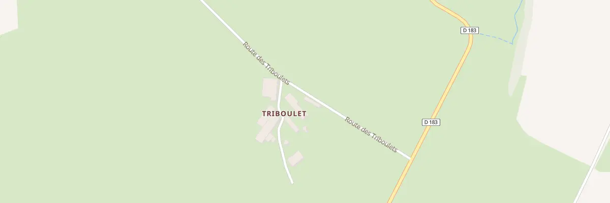 Plan du 92A Triboulet à Saint-Seine