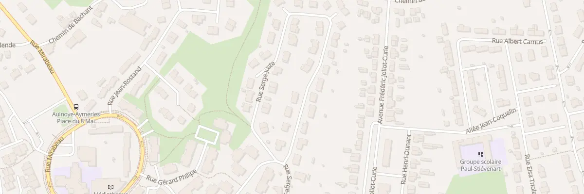 Plan du 51 Rue Serge Juste à Aulnoye-Aymeries