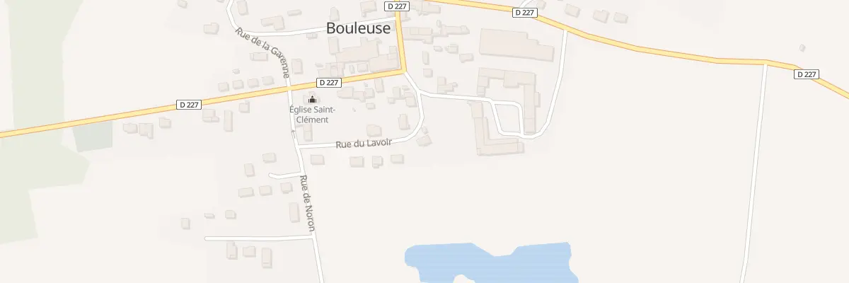 Plan du 5 Rue du Lavoir à Bouleuse