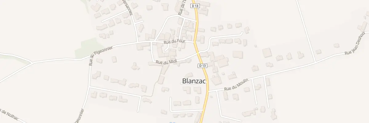 Plan du 5046 Le Bourg à Blanzac