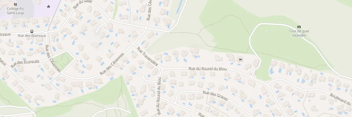 Plan du 514 Rue du Round du Biou à Saint-Clément-de-Rivière
