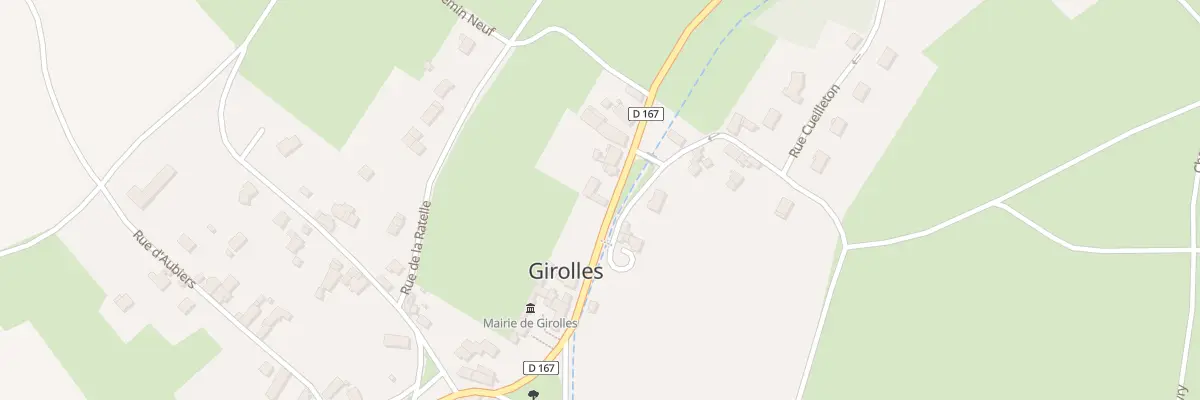 Plan du 19 Rue Basse à Girolles