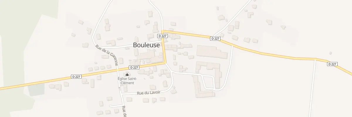 Plan du 2 Rue de Champagne à Bouleuse