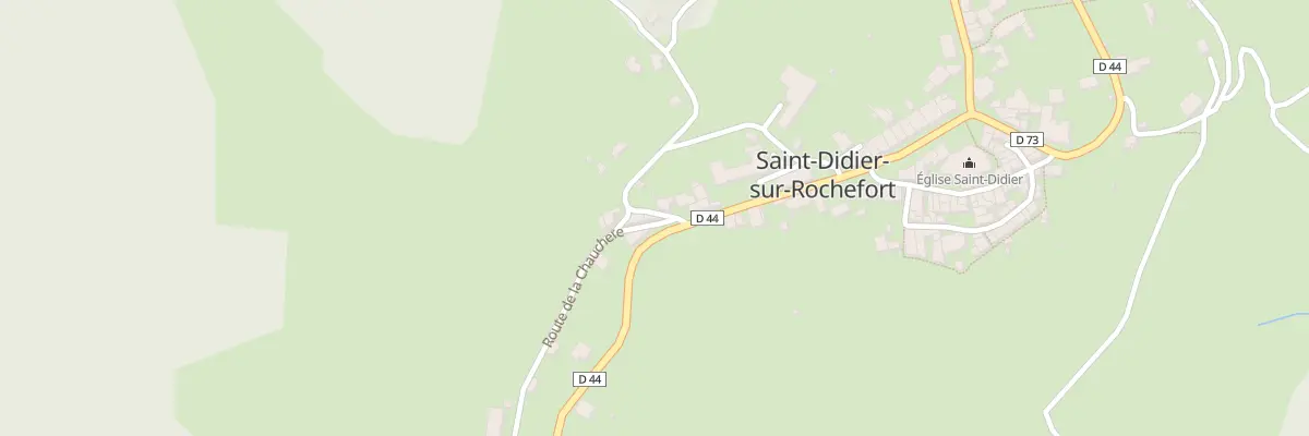 Plan du 2 Rte de la Chauchère à La Côte-Saint-Didier