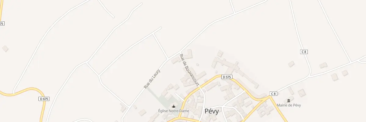 Plan du 5 Rue de Bouvancourt à Pévy