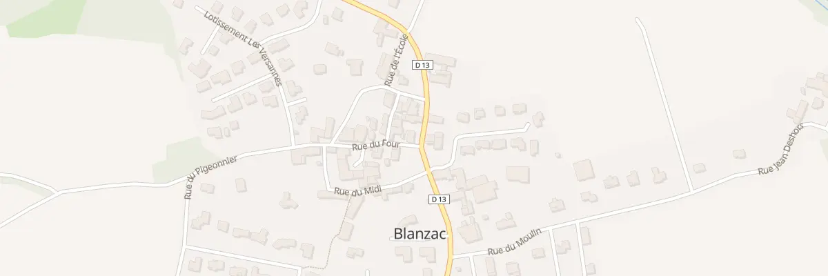 Plan du 8 Rue Principale à Blanzac
