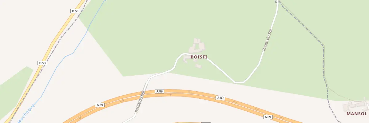 Plan du 2 Rte du Fôt à Champoly