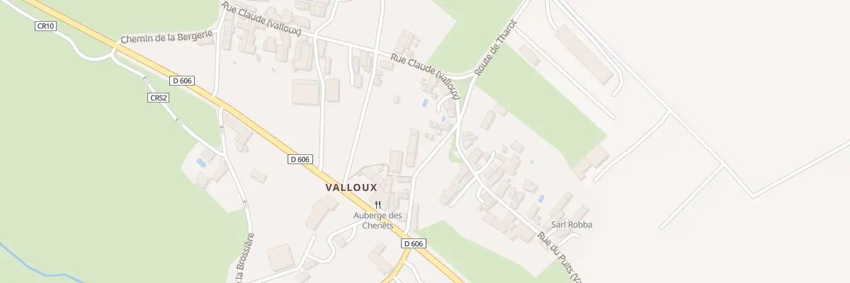 Plan du 7 Rue de sous l’Orme (valloux) à Vault-de-Lugny
