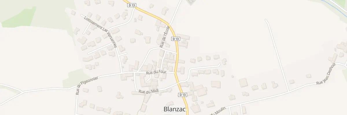 Plan du 5014A Le Bourg à Blanzac