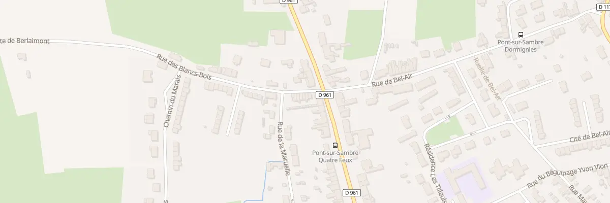 Plan du 8 Rue des Blancs Bois à Pont-sur-Sambre