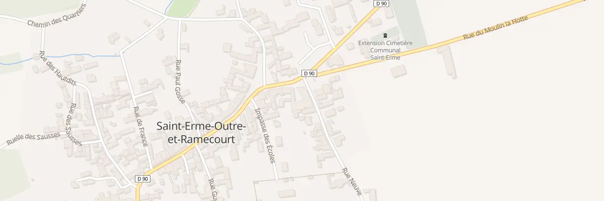Plan du 1 Gr Grande Rue à Saint-Erme-Outre-et-Ramecourt