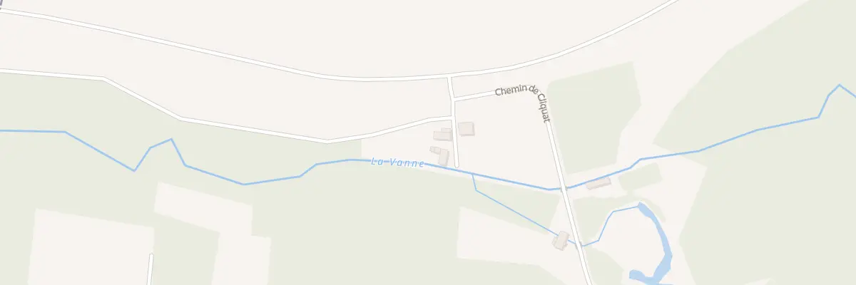 Plan du 1 Che de Cliquat à Bucey-en-Othe