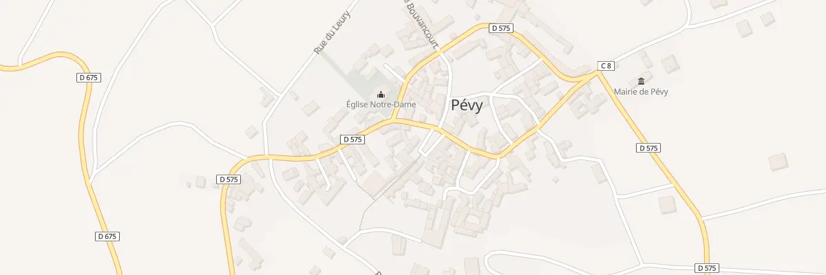 Plan du 2 Pl du Carrouge à Pévy