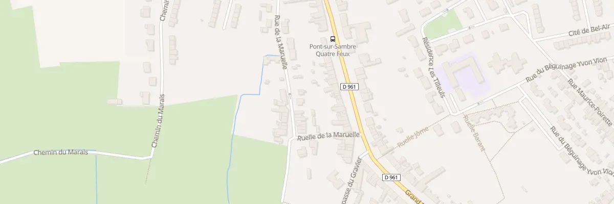 Plan du 44 Rue de la Maruelle à Pont-sur-Sambre
