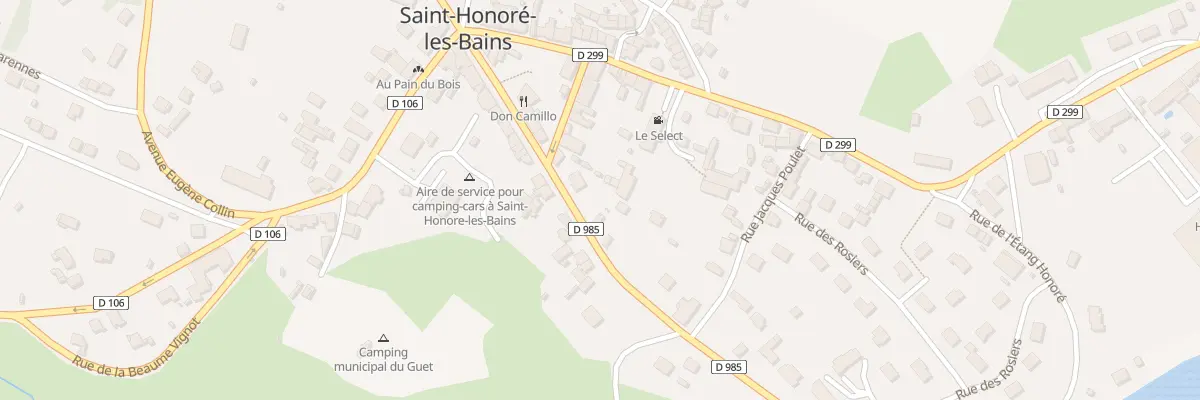 Plan du 14 Av du Gen d’Espeuilles à Saint-Honoré-les-Bains