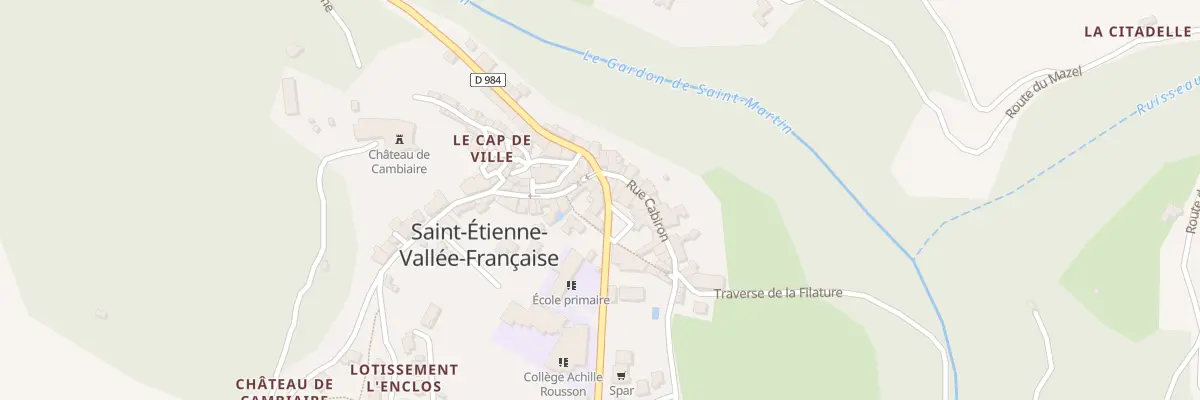 Plan du 5188 St Etienne Val Franc Bourg à Saint-Étienne-Vallée-Française