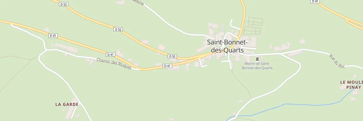 Plan du 100 Rte de la Croix du Sud à Saint-Bonnet-des-Quarts