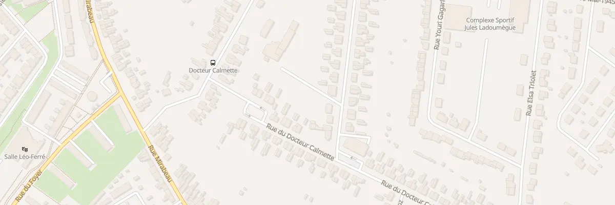 Plan du 56 Rue du Docteur Calmette à Aulnoye-Aymeries