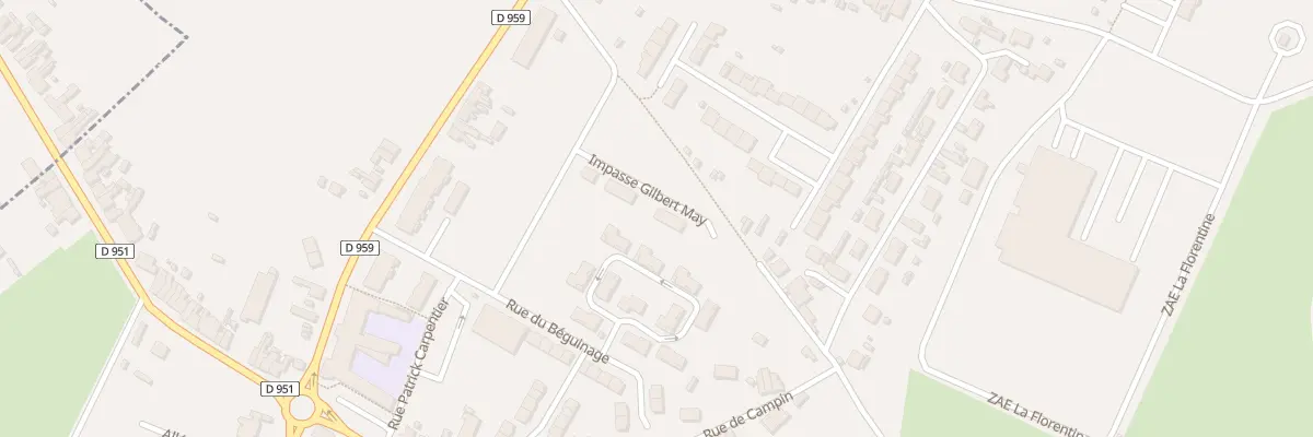 Plan du 7 Imp Gilbert May à Leval