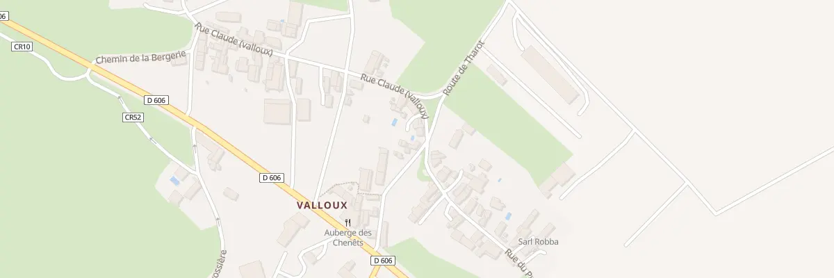 Plan du 11 Rue de sous l’Orme (valloux) à Vault-de-Lugny