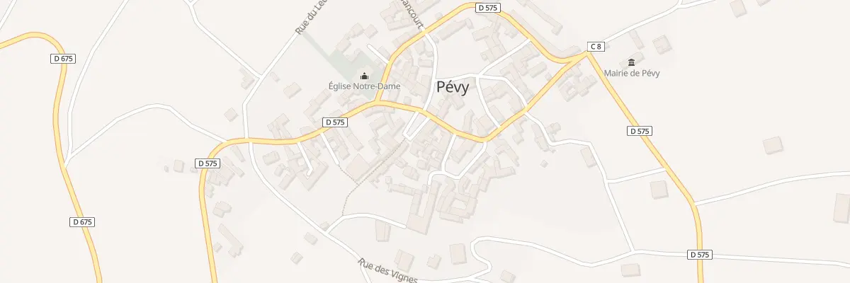 Plan du 1 Imp du Carrouge à Pévy