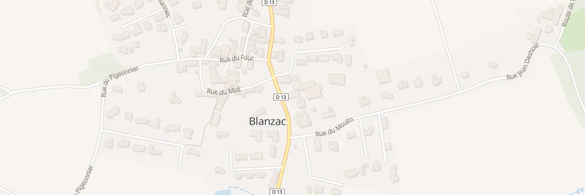 Plan du 5029 Le Bourg à Blanzac