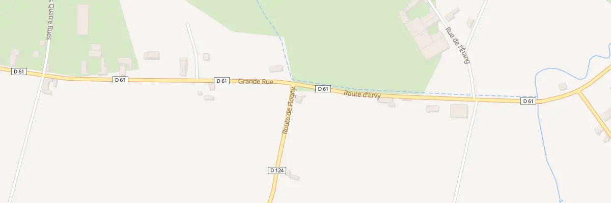 Plan du 1 Rte de Flogny à Soumaintrain