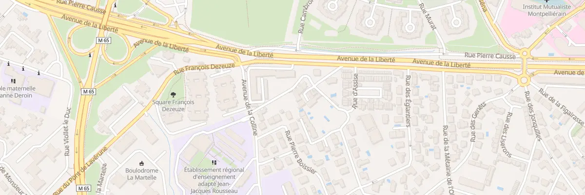 Plan du 68T Che de l’Hermitage à Montpellier