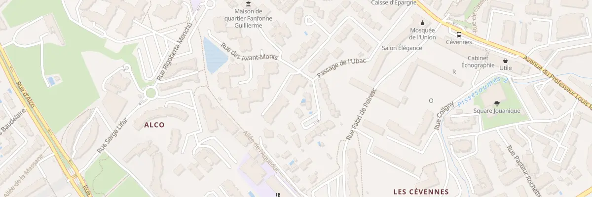 Plan du 37 Rue des Avant-Monts à Montpellier