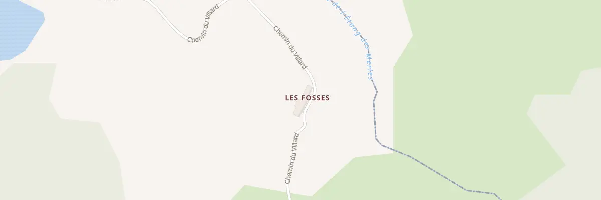 Plan du 41 Les Fosses à Lormes