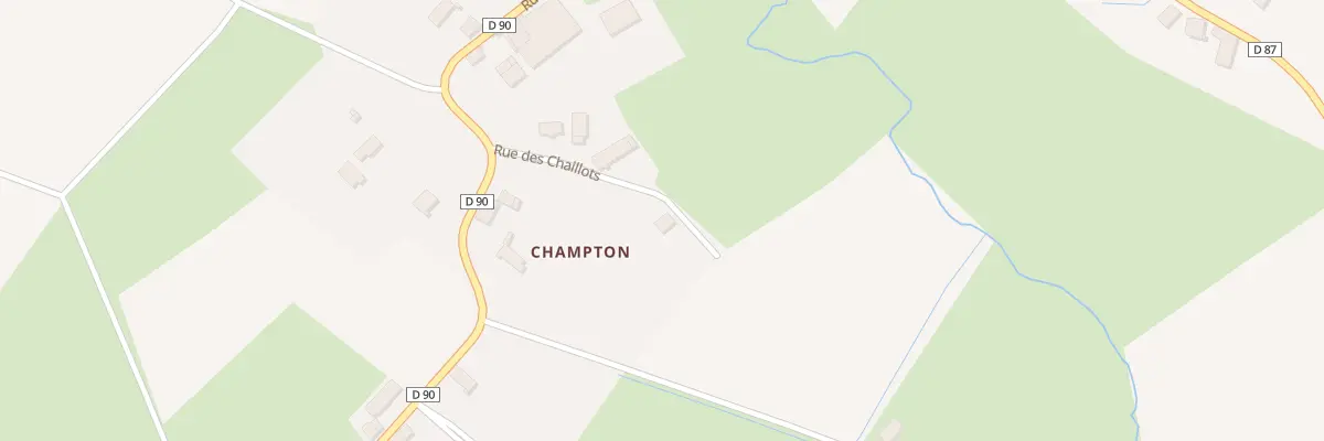 Plan du 10 Rue des Chaillots à Racines