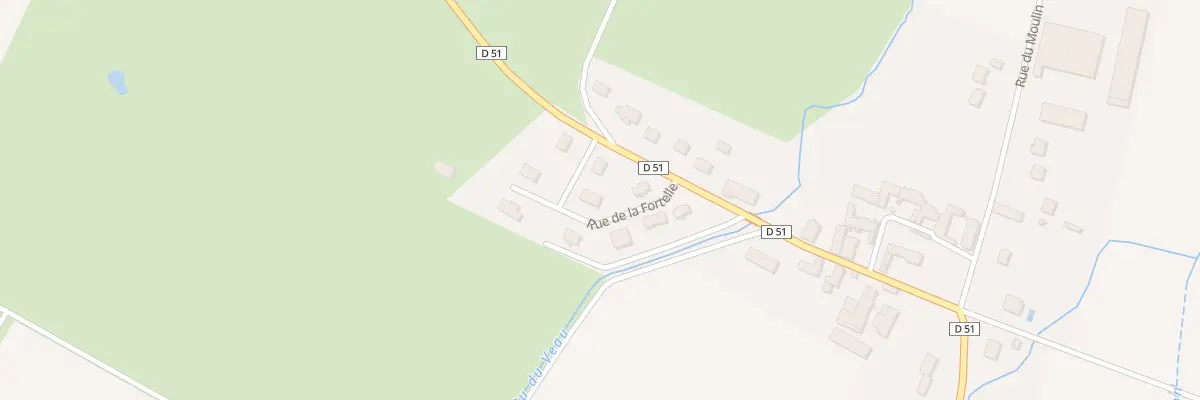 Plan du 3 Rue de la Fortelle à Carisey