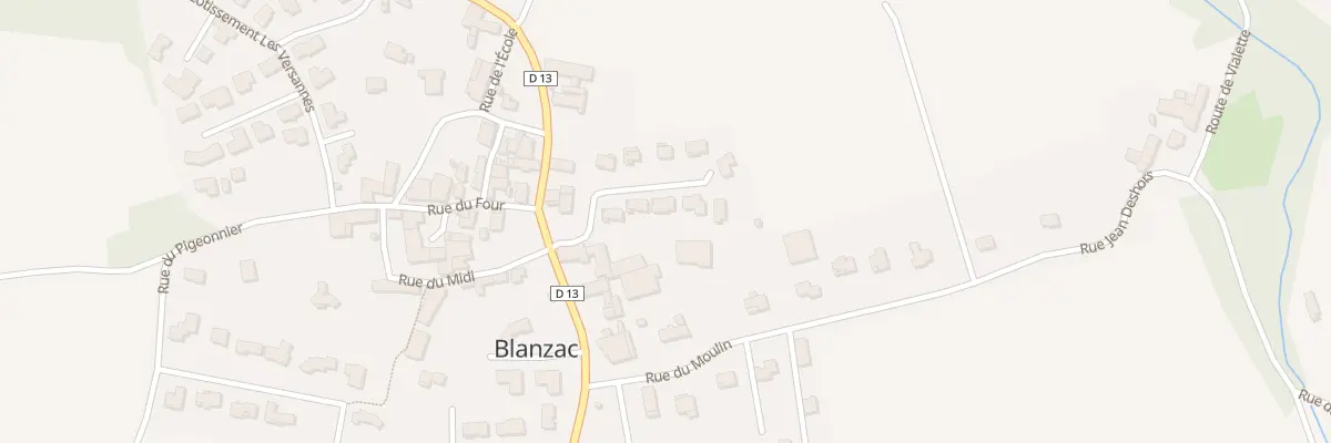 Plan du 5042 Le Bourg à Blanzac