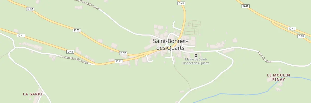 Plan du 25 Rte de la Croix du Sud à Saint-Bonnet-des-Quarts