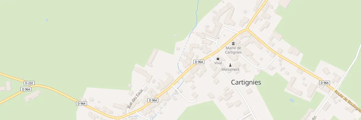 Plan du 50 Rue du Grand Rieu à Cartignies
