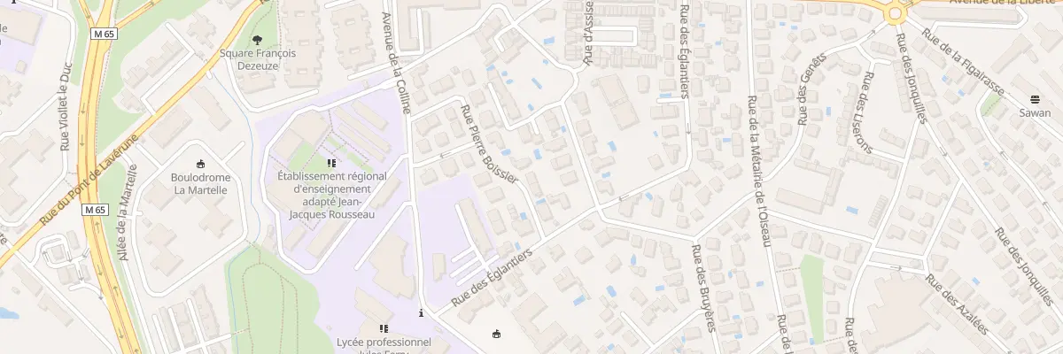 Plan du 6 Rue Pierre Boissier à Montpellier