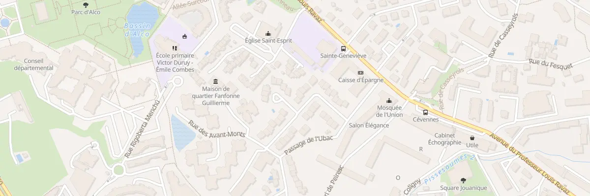 Plan du 24 Rue des Avant-Monts à Montpellier