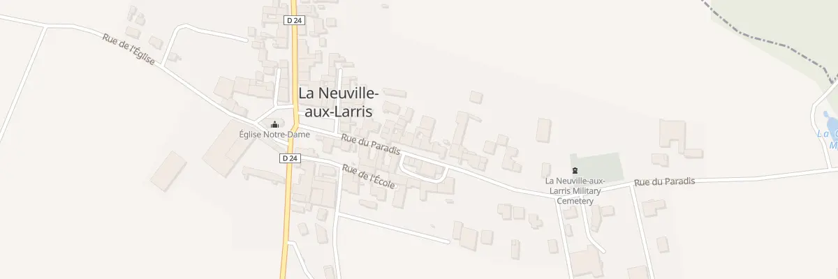 Plan du 13 Rue du Paradis à La Neuville-aux-Larris