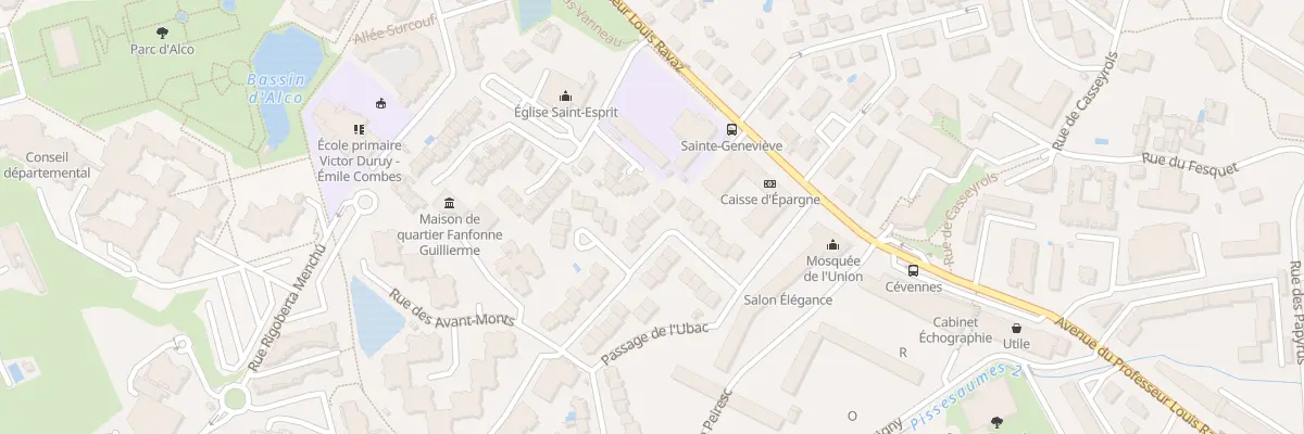 Plan du 18 Rue des Avant-Monts à Montpellier