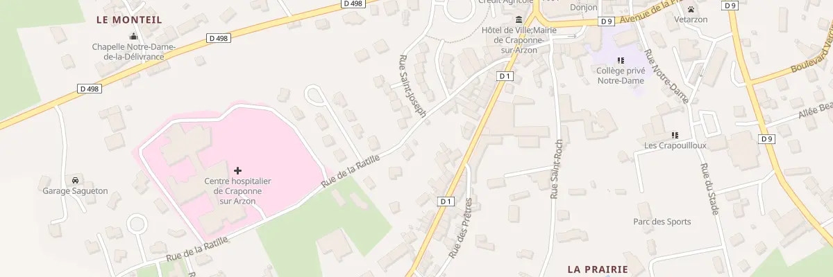 Plan du 9B Rue de la Ratille à Craponne-sur-Arzon