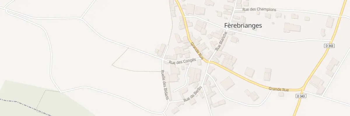Plan du 4 Rue des Conges à Fèrebrianges