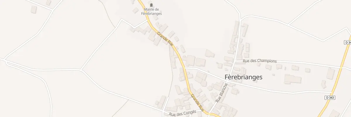 Plan du 35 Gr Grande Rue à Fèrebrianges