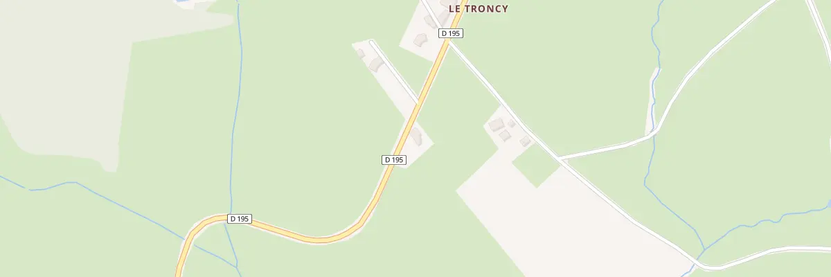 Plan du 5 Le Troncy à Chalmoux
