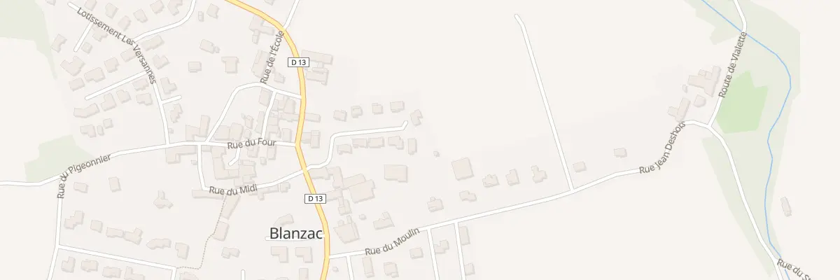 Plan du 10 Lot Communal à Blanzac