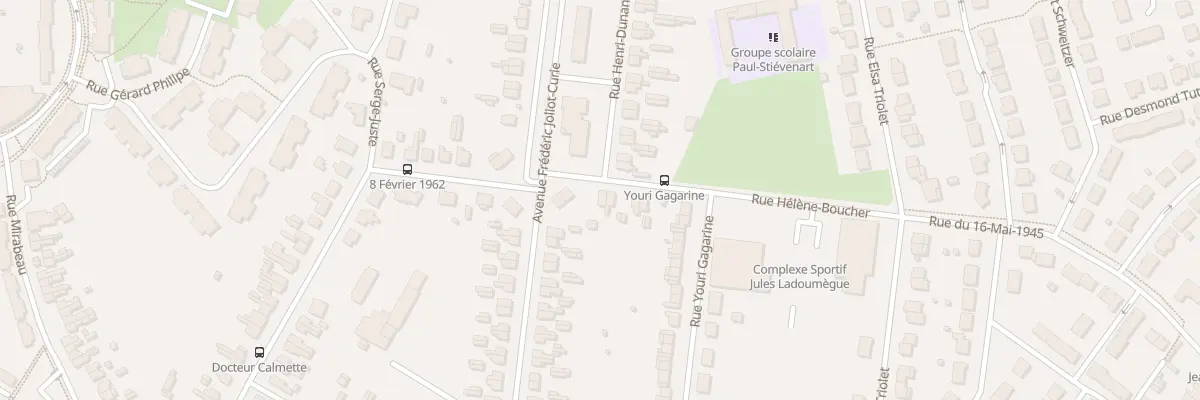 Plan du 4 Rue Hélène Boucher à Aulnoye-Aymeries