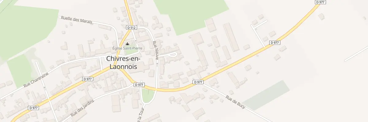Plan du 10 Rue Neuve à Chivres-en-Laonnois