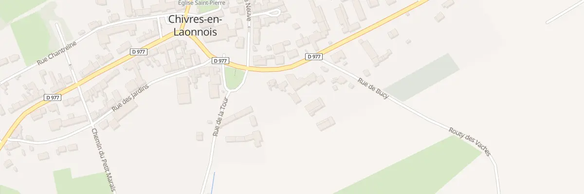 Plan du 14 Rue de Bucy à Chivres-en-Laonnois