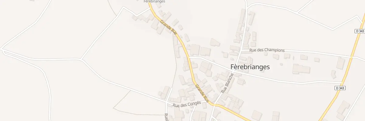 Plan du 31 Gr Grande Rue à Fèrebrianges